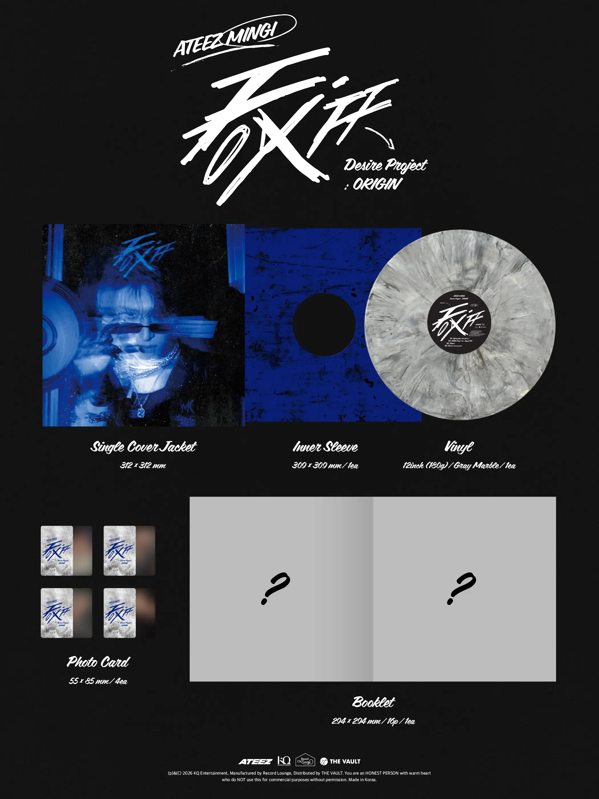PREVENTA ATEEZ MINGI - FIX OFF Desire Project : ORIGIN